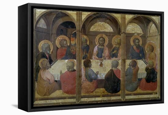 The Last Supper-Sassetta-Framed Stretched Canvas