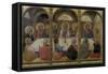 The Last Supper-Sassetta-Framed Stretched Canvas