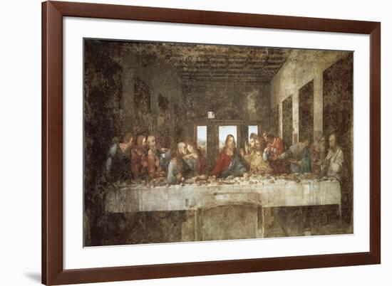 The Last Supper-Leonardo da Vinci-Framed Premium Giclee Print