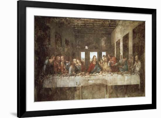 The Last Supper-Leonardo da Vinci-Framed Premium Giclee Print