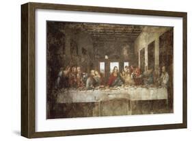 The Last Supper-Leonardo da Vinci-Framed Art Print