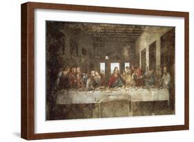 The Last Supper-Leonardo da Vinci-Framed Art Print