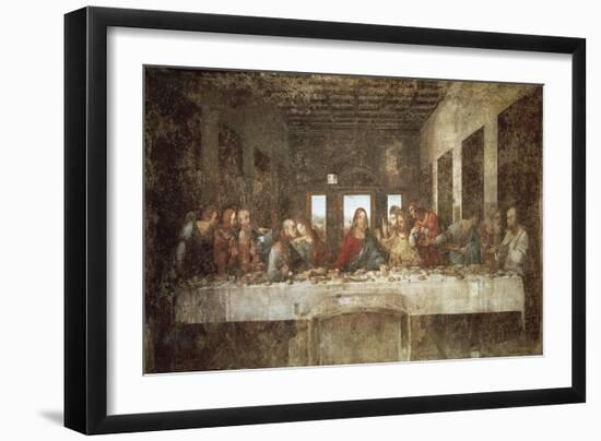 The Last Supper-Leonardo da Vinci-Framed Art Print