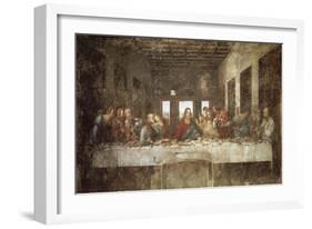 The Last Supper-Leonardo da Vinci-Framed Art Print