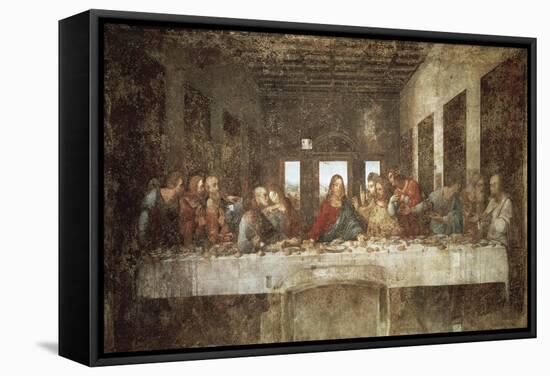 The Last Supper-Leonardo da Vinci-Framed Stretched Canvas