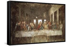 The Last Supper-Leonardo da Vinci-Framed Stretched Canvas