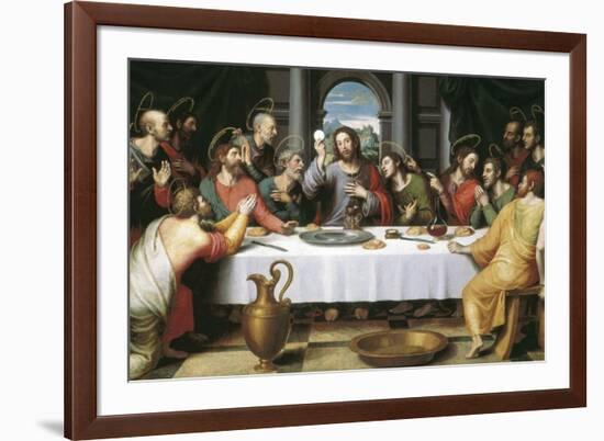 The Last Supper-Juan Juanes-Framed Art Print