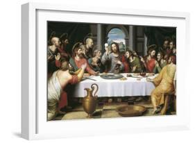 The Last Supper-Juan Juanes-Framed Art Print