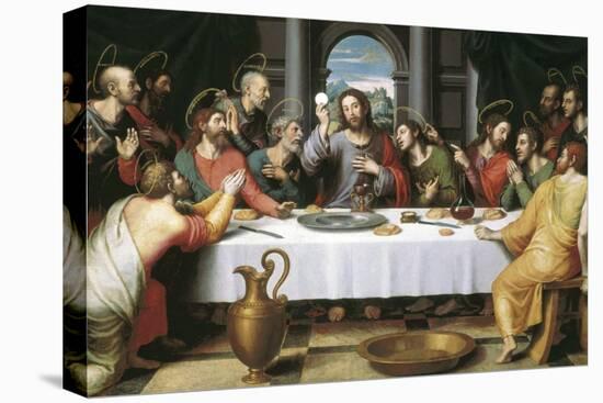 The Last Supper-Juan Juanes-Stretched Canvas