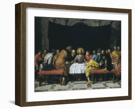 The Last Supper-Frans Pourbus II-Framed Art Print