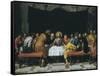 The Last Supper-Frans Pourbus II-Framed Stretched Canvas