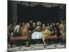 The Last Supper-Frans Pourbus II-Mounted Art Print