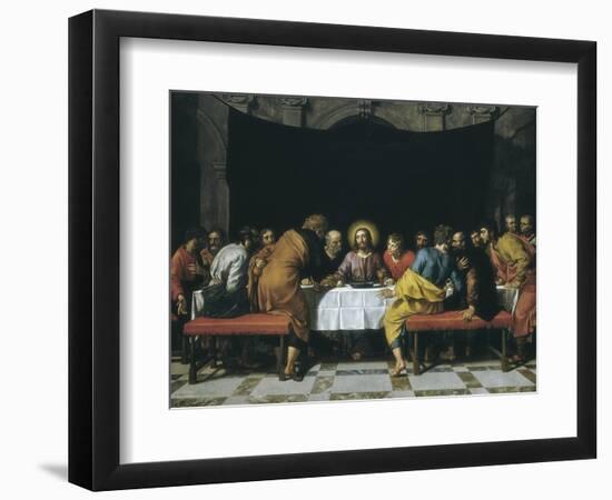 The Last Supper-Frans Pourbus II-Framed Art Print