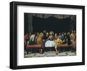 The Last Supper-Frans Pourbus II-Framed Art Print
