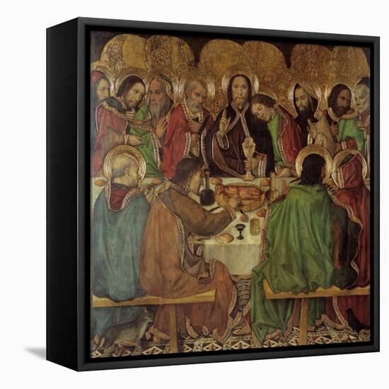 The Last Supper-Jaume Huguet-Framed Stretched Canvas