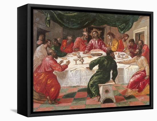 The Last Supper-El Greco-Framed Stretched Canvas