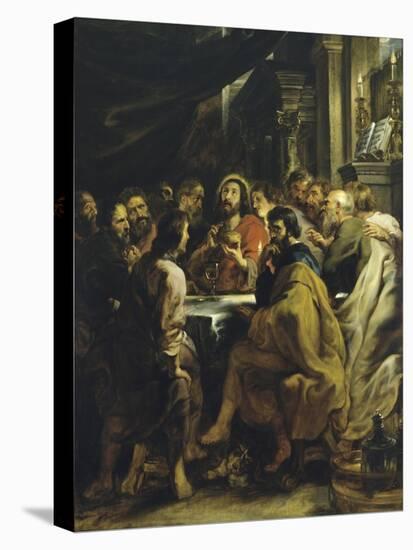 The Last Supper-Peter Paul Rubens-Stretched Canvas