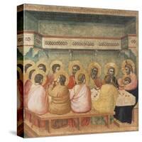 The Last Supper-Giotto di Bondone-Stretched Canvas