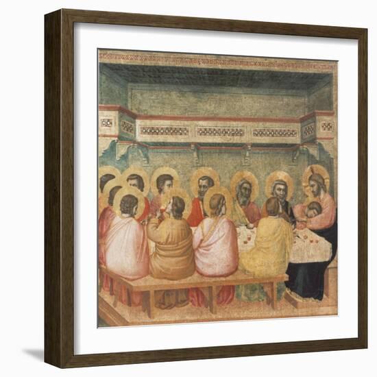 The Last Supper-Giotto di Bondone-Framed Giclee Print