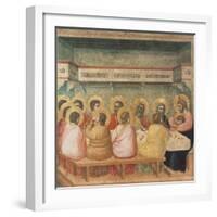 The Last Supper-Giotto di Bondone-Framed Giclee Print