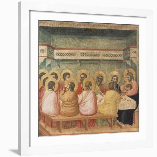 The Last Supper-Giotto di Bondone-Framed Giclee Print