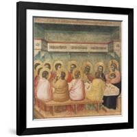 The Last Supper-Giotto di Bondone-Framed Giclee Print