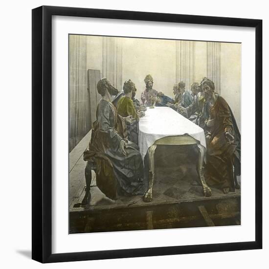 The Last Supper-Leon, Levy et Fils-Framed Photographic Print