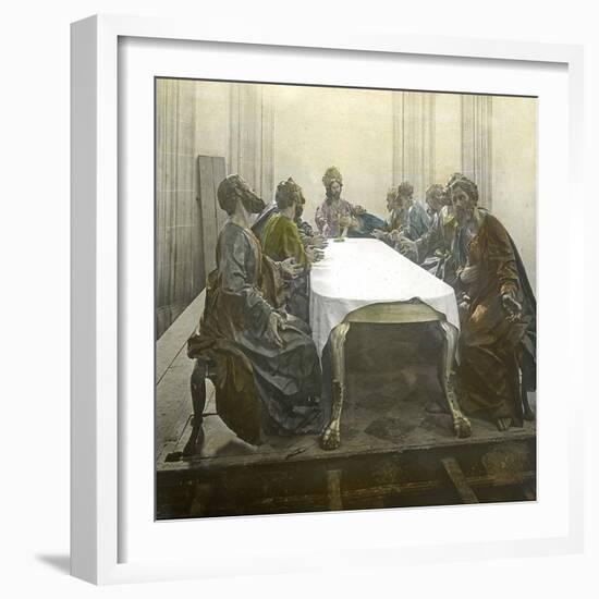 The Last Supper-Leon, Levy et Fils-Framed Photographic Print