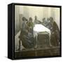 The Last Supper-Leon, Levy et Fils-Framed Stretched Canvas