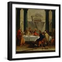 The Last Supper-Giovanni Battista Tiepolo-Framed Giclee Print