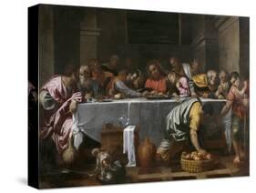 The Last Supper-Agostino Carracci-Stretched Canvas