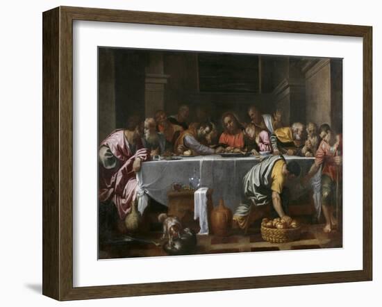The Last Supper-Agostino Carracci-Framed Giclee Print