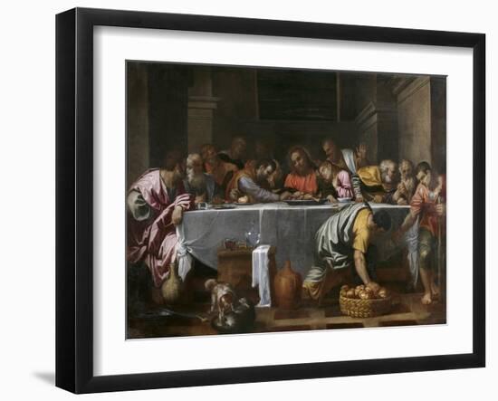 The Last Supper-Agostino Carracci-Framed Giclee Print