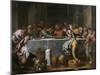 The Last Supper-Agostino Carracci-Mounted Giclee Print