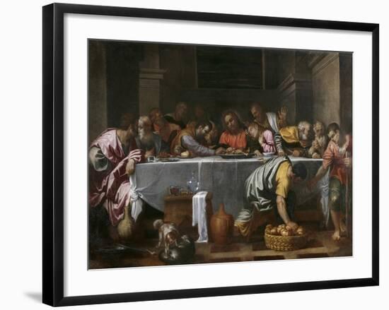 The Last Supper-Agostino Carracci-Framed Giclee Print