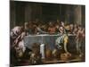 The Last Supper-Agostino Carracci-Mounted Giclee Print