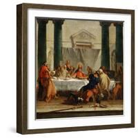 The Last Supper-Giambattista Tiepolo-Framed Giclee Print