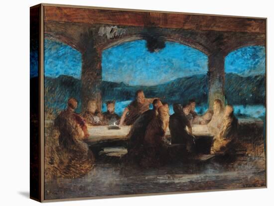 The Last Supper-Jean Alexandre Joseph Falguiere-Stretched Canvas