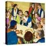 The Last Supper-Clive Uptton-Stretched Canvas