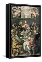 The Last Supper-Daniele Crespi-Framed Stretched Canvas