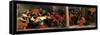 The Last Supper-Paolo Veronese-Framed Stretched Canvas