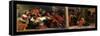 The Last Supper-Paolo Veronese-Framed Stretched Canvas