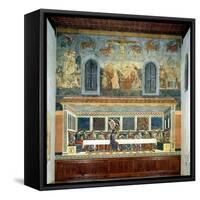 The Last Supper-Andrea del Castagno-Framed Stretched Canvas