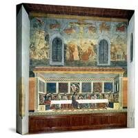 The Last Supper-Andrea del Castagno-Stretched Canvas