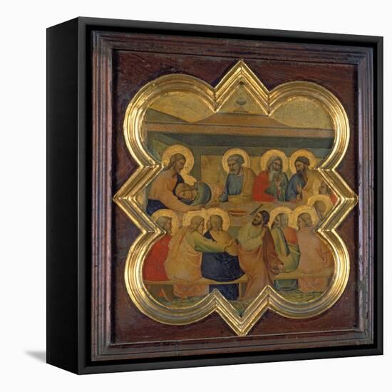 The Last Supper-Taddeo Gaddi-Framed Stretched Canvas