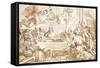 The Last Supper-Giandomenico Tiepolo-Framed Stretched Canvas