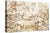 The Last Supper-Giandomenico Tiepolo-Stretched Canvas