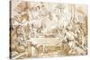 The Last Supper-Giandomenico Tiepolo-Stretched Canvas