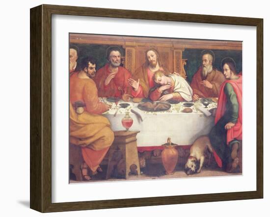 The Last Supper-Jan van der Straet-Framed Giclee Print