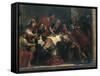 The Last Supper-Paolo Caliari-Framed Stretched Canvas